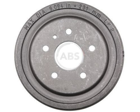 Brake Drum 2738-S ABS, Image 3