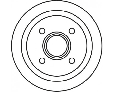 Brake Drum 2739-S ABS