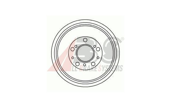 Brake Drum 3231-S ABS, Image 2