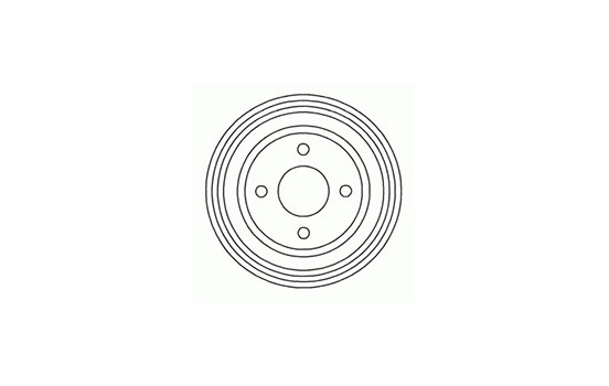 Brake Drum 3344-S ABS, Image 2