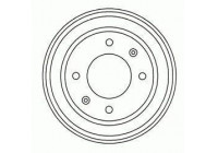 Brake Drum 5253-S ABS