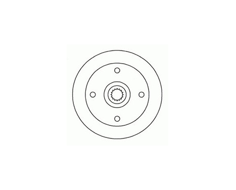 Brake Drum 7161-S ABS, Image 2