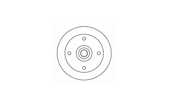 Brake Drum 7161-S ABS, Image 2