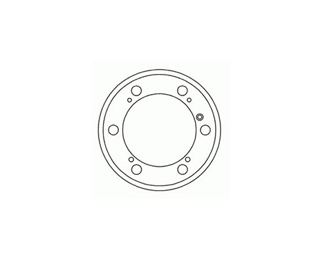 Brake Drum 7167-S ABS, Image 2
