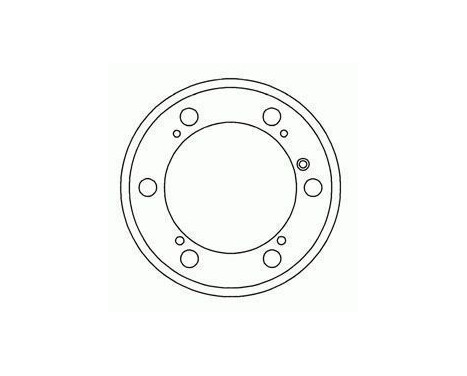 Brake Drum 7167-S ABS