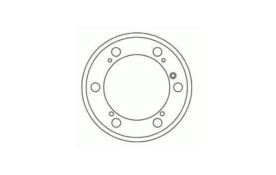 Brake Drum 7167-S ABS