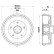 BRAKE DRUM 8DT