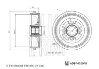 Brake drum ADBP470048 Blue Print
