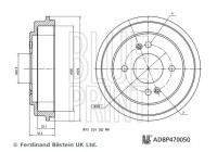 Brake drum ADBP470050 Blue Print