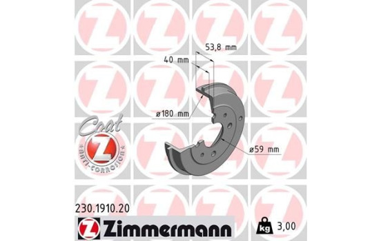 Brake Drum COAT Z, Image 2