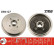 Brake drum DB4127 TRW