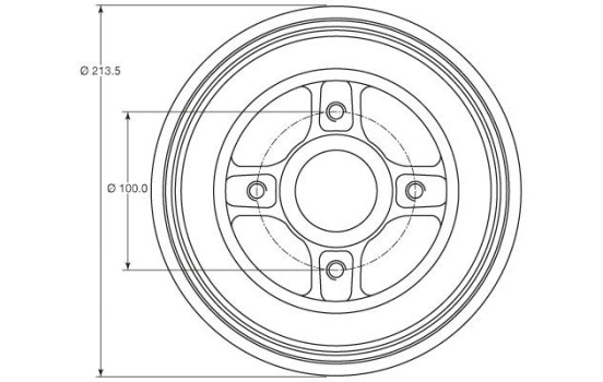 Brake Drum DB4214MR TRW, Image 2