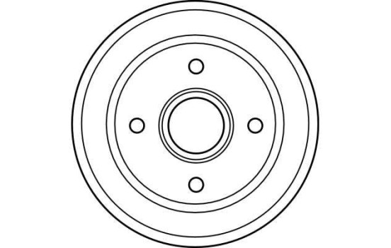 brake drum DB4303 TRW, Image 2