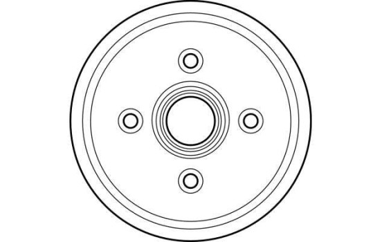 Brake drum DB4306 TRW, Image 2