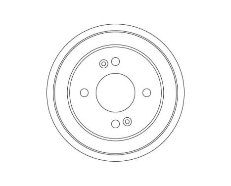 Brake Drum DB4548 TRW