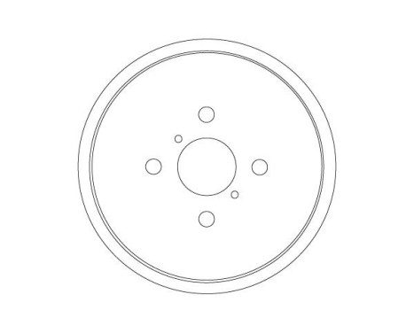 Brake Drum DB4551 TRW