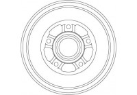 Brake Drum DB4560MR TRW