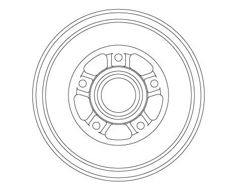 Brake Drum DB4560MR TRW