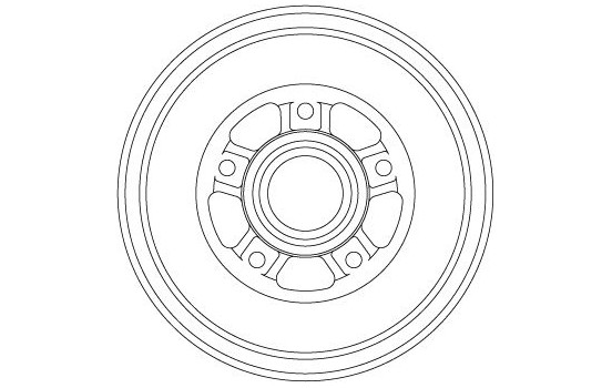 Brake Drum DB4560MR TRW