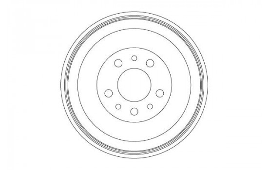 Brake Drum DB4563 TRW