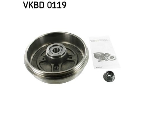 Brake Drum VKBD 0119 SKF, Image 2