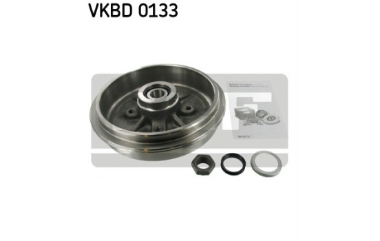 Brake Drum VKBD 0133 SKF