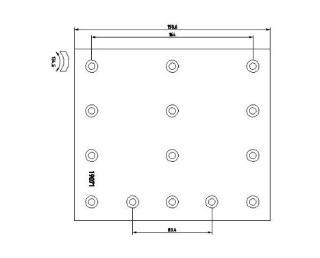 Brake Lining Kit, drum brake
