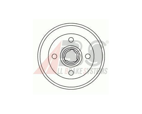 Brake Drum 2325-S ABS, Image 2