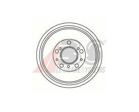 Brake Drum 3231-S ABS, Image 2