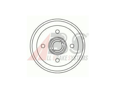 Brake Drum 5125-S ABS, Image 2