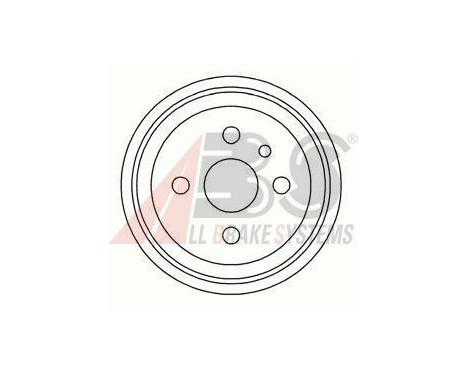 Brake Drum 5128-S ABS, Image 2