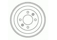 Brake Drum 5255-S ABS