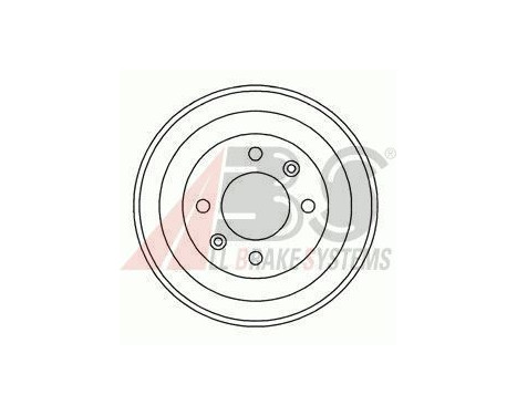 Brake Drum 5255-S ABS, Image 2