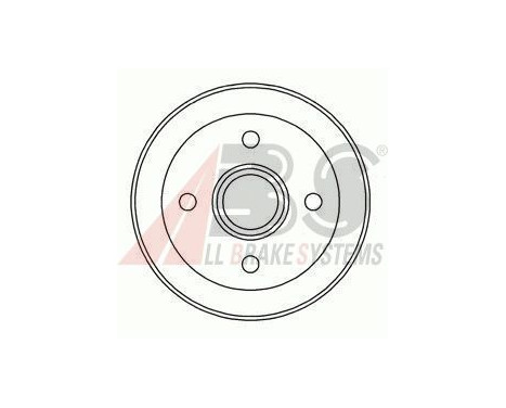 Brake Drum 5342-S ABS, Image 2