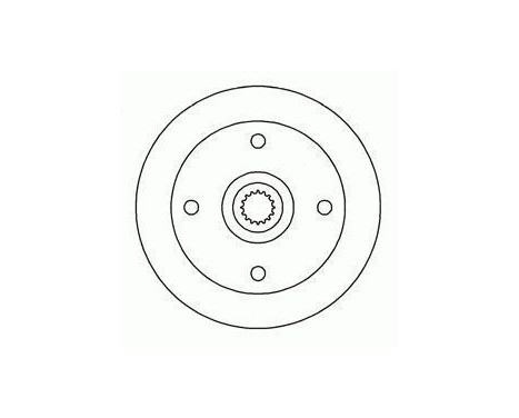 Brake Drum 7161-S ABS