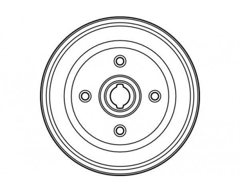 Brake Drum DB4134 TRW, Image 2