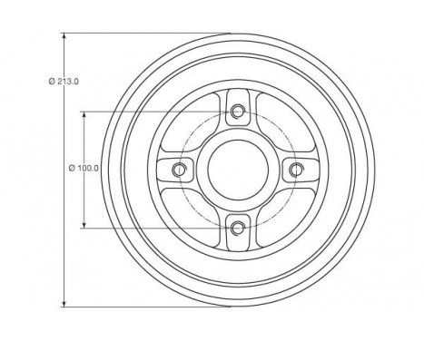 Brake Drum DB4363MR TRW, Image 2