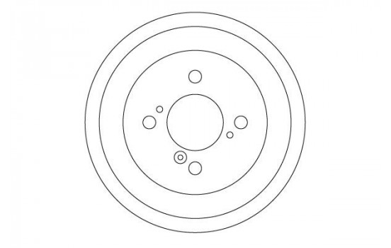 Brake Drum DB4476 TRW