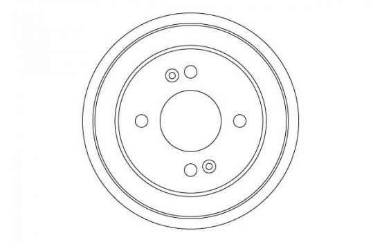 Brake Drum DB4548 TRW