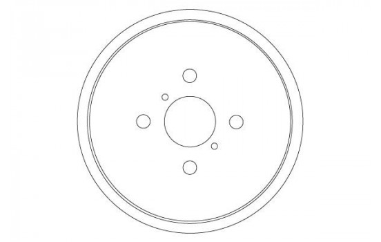 Brake Drum DB4551 TRW