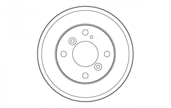 Brake Drum DB4553 TRW