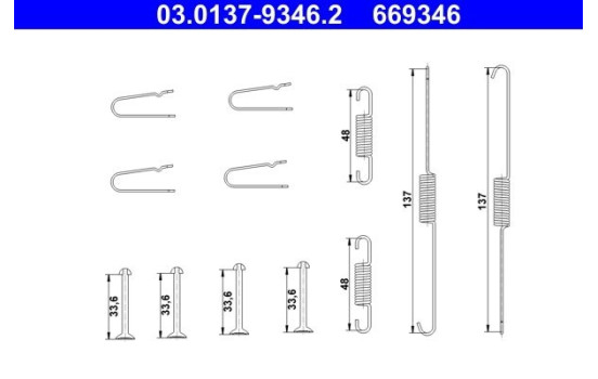 Accessories, brake shoe
