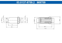 Accessories, parking brake shoe