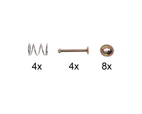 Accessory Kit, brake shoes, Image 2