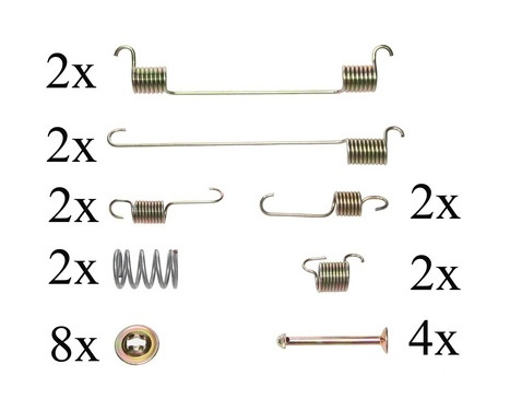 Accessory Kit, brake shoes, Image 2