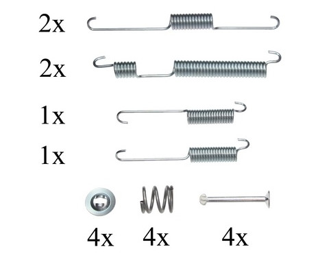 Accessory Kit, brake shoes, Image 2