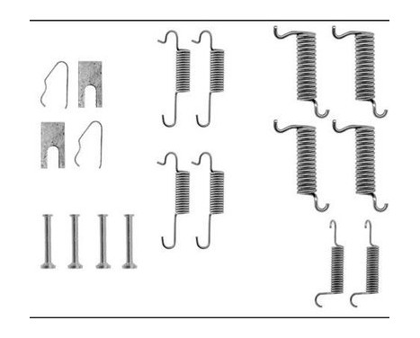 Accessory Kit, brake shoes, Image 2