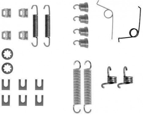 Accessory Kit, brake shoes