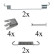 Accessory Kit, brake shoes