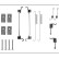 Accessory Kit, brake shoes